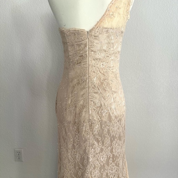 Elegant Lace One Shoulder Evening Gown/Mother of the Bride - Picture 9 of 10